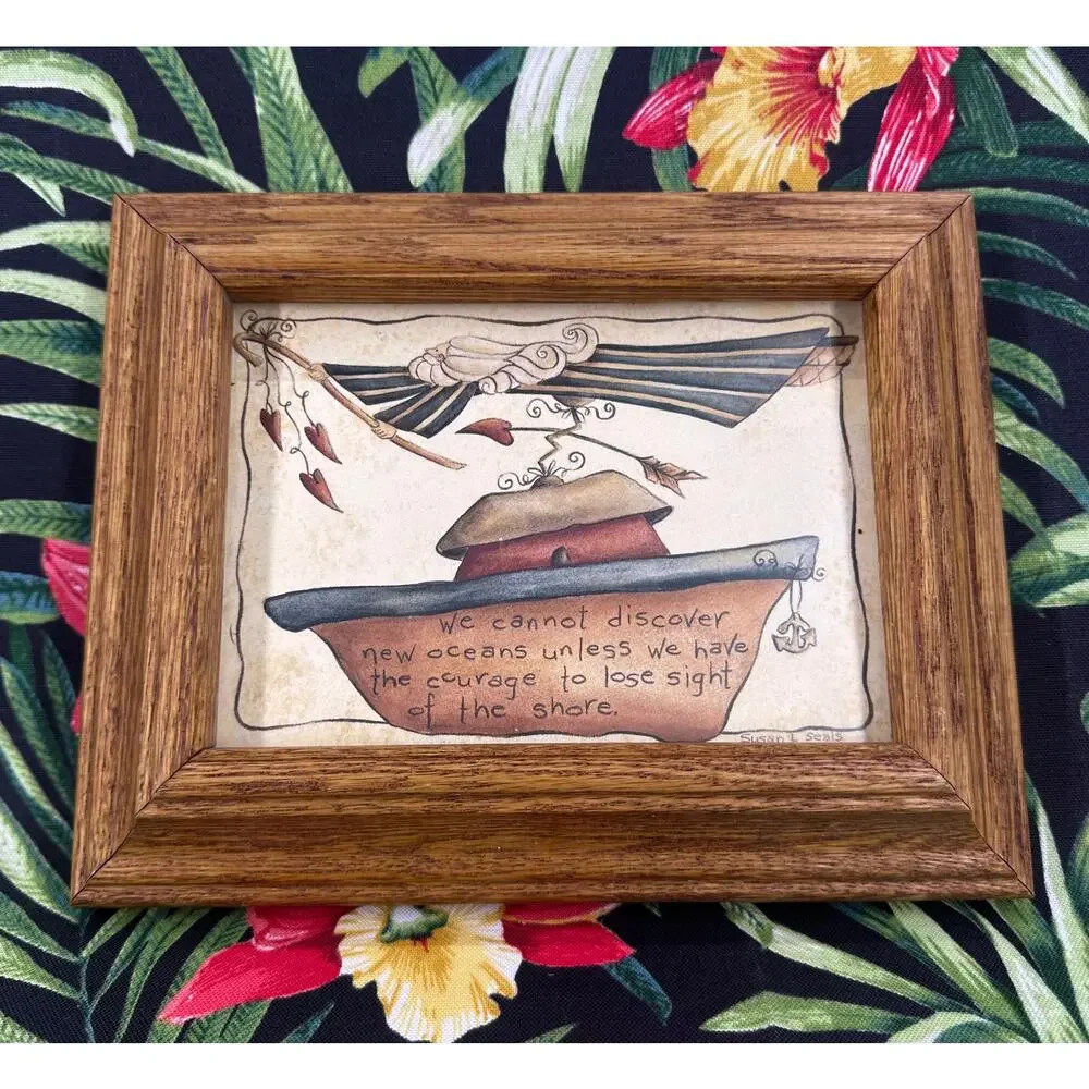 Noah’s Arck God Leading Discover New Oceans Picture Frame